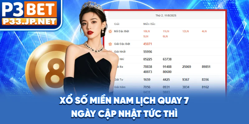 Xổ Số Miền Nam - Lịch Quay 7 Ngày, Cập Nhật Tức Thì